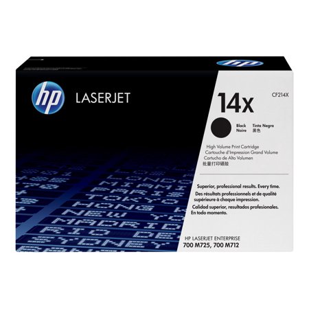 Black toner for use with Laserjet m712n 14x high