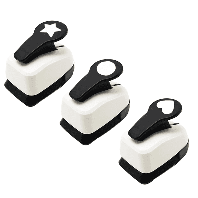 Paper Punch,Heart Hole Puncher,Circle Punch,Star Hole Punch, 1inch Shape Hole Punch for Crafts,Paper Punch for Crafting
