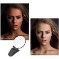 thumbnail image 3 of Tunhigl 60 LED Ring Light for Selfies, Makeup, and Video: Rechargeable Clip-On Light with Adjustable Brightness and Color Temperature for Phones and Laptops Black, 3 of 8
