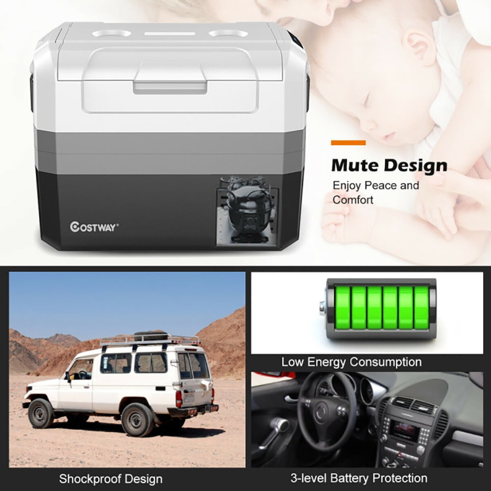 Aimee Lii 58 Quart Portable Electric Camping Car Cooler, Travel Cooler, Outdoor Picnic Camping Equipment Aimee Lii 58 Quart Portable Electric Camping Car Cooler, Travel Cooler, Outdoor Picnic Camping Equipment
