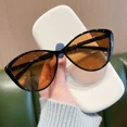 thumbnail image 3 of 2024 gafas de sol tipo ojo de gato a la moda para mujer, gafas de sol de marca de lujo de diseñador, montura de gafas negra para mujer, gafas de sol UV400, 3 of 4