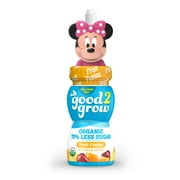 (3 pack) good2grow 6 oz Organic Low Sugar Fruit Fusion Juice Single Serve (Character Tops Vary)