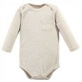 thumbnail image 2 of Hudson Baby Cotton Long-Sleeve Bodysuits, 5-Pack, Newborn- 24 Months, 2 of 6