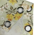 thumbnail image 4 of Ambesonne Vintage Grommet Curtain, Narcissus Wildflowers, 50" x 84", Yellow Cream Pale Green, 4 of 6