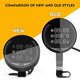 thumbnail image 3 of Motorcycle Voltmeter Time Temperature Display Table LED 5-in-1 Night Vision, 3 of 4