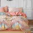thumbnail image 3 of 3 Piece Duvet Cover Set King Size 100% Cotton Classic Comforter Cover Set 1, 3 of 5
