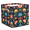 Multicolor 3, variant on CURLYOOT Mexican Flowers Cube Storage Bin, 13 x 13 x 13 Storage Cube Bins for Organizing, Colorful Mexican Fabric Foldable Baskets with Handles for Closet, Shelves, Clothes