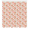 thumbnail image 2 of Ambesonne Flower Shower Curtain, Romantic Bridal Blossoms, 69"Wx70"L, Reseda Green Salmon, 2 of 4