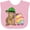 AD-Pink, variant on Inktastic Hip Hop Artist Cute Easter Bunny Painting Egg Boys or Girls Baby Bib