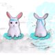 thumbnail image 3 of Muñeco Mo Dao Zu Shi, gran maestro del cultivo demoníaco, conejo Wangji Wuxian, muñeco de peluche, juego de 2 uds., 3 of 5