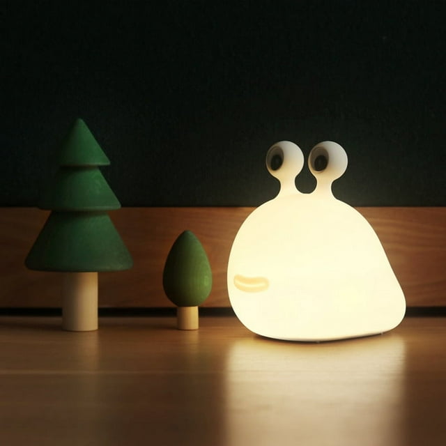 Luz Nocturna de Insecto de Caracol TUNC Gel de Silicona USB 102x125x128mm