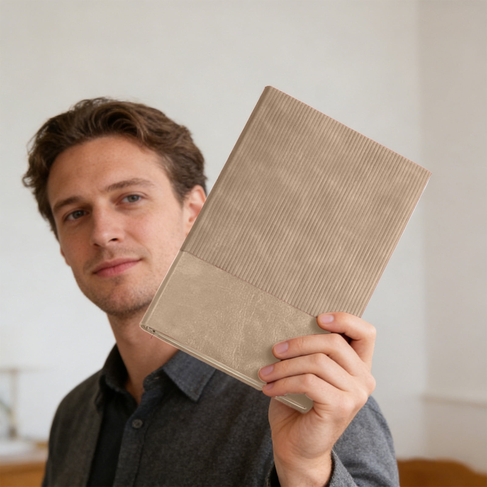 PONPRNGY Journal Notebook Soft Cover PU Leather Journaling Notebooks for Women Men Writing Work office 200 Pages Thick Paper A5 Size