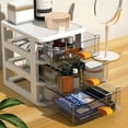 thumbnail image 5 of Grandest Birch Storage Boxes Multi-layer Space Saving Plastic Large Capacity Desktop Storage Drawer for Bedroom Spacing Saving Du, 5 of 8