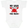 thumbnail image 3 of Inktastic Yaya Loves Me Grandson Boys or Girls Baby Bodysuit, 3 of 5