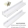 thumbnail image 2 of Greenco Wall Mounted Floating Shelves, White, 2 of 3