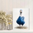 thumbnail image 2 of UXIEQU Blue Goose Painting Canvas Wall Art Print 15.75x11.81 Inches, 2 of 8
