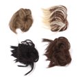 thumbnail image 3 of 4 extensiones de coleta corta con moño desordenado, de moda, para mujeres y niñas., 3 of 14
