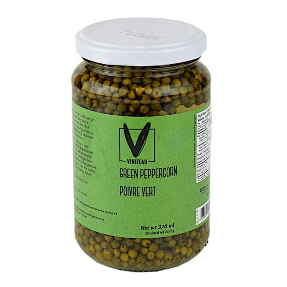 Viniteau Green Peppercorn Whole in Brine Premium Spanish green peppercorns