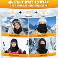 thumbnail image 5 of Trace Kasa Winter Balaclava Ski Mask: Fleece Hood Hat Balaclava Face Mask Men Women Warm Face Cover for Cold Weather Gear, 2 Pack Green, 5 of 7