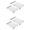 thumbnail image 1 of 4 Pcs School Locker Shelf Organizer - Adjustable Locker Divider Mate Easy to Install for Extending Locker Use Space, 1 of 6