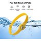 thumbnail image 4 of Soporte para collar Airtag para perros, collar Airtag para gatos con 1 protector de pantalla HD, collares de silicona suave para gatos de 9 a 19,5 pulgadas, perros pequeños y cachorros, compatible con, 4 of 5