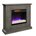 thumbnail image 3 of duraflame® Wall Mantel Electric Fireplace, Weathered Gray, 3 of 11