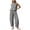*Black, variant on Women's Gingham 2 Piece Sleeveless Outfit Set,Ladies' Crop Tank Top and Wide Leg Pants,High Waist Summer Loungewear For Women,Hot Pink,S-2XL