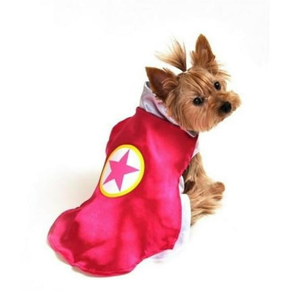 Anit Accessories EPAP1092-S Superhero Pink Dog Costume- Small