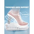 thumbnail image 4 of Plantillas de zapatos suaves 4D para pies, plantilla para fascitis Plantar, soporte para arco, inserciones ortopédicas, almohadillas deportivas para zapatos con absorción de impacto, 1 par, 4 of 5
