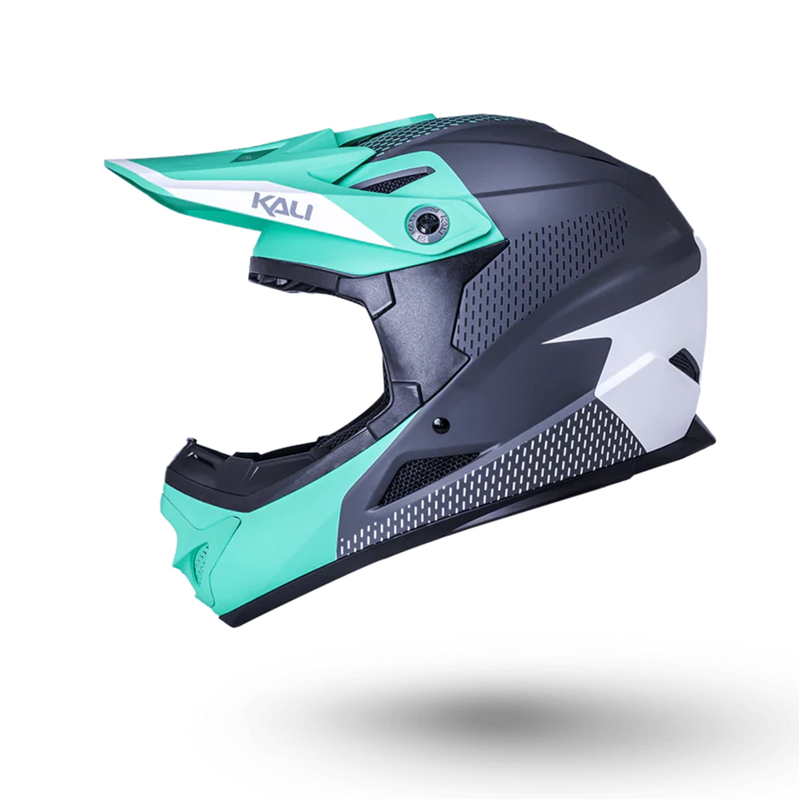Kali Protectives Zoka Dash Full-Face Helmet - Matte Seafoam/Gray Small
