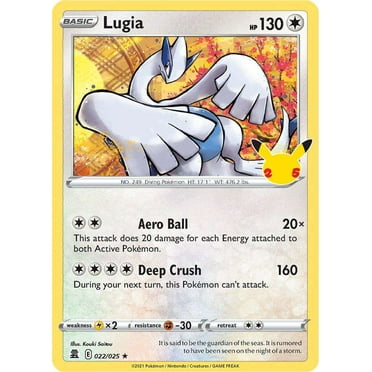 Pokemon Celebrations Holo Rare Lugia #22