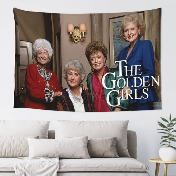 The Golden Girls Tapestry Wall Hanging Home Decoration Wall Blanket Dormitory Living Room Bedroom Backdrop Poster( 60x40inch)