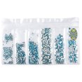 thumbnail image 1 of Flatback Rhinestone 6-Size Shiny DIY Round Crystal Gem Flatback Gem for Nail Art, 1 of 10