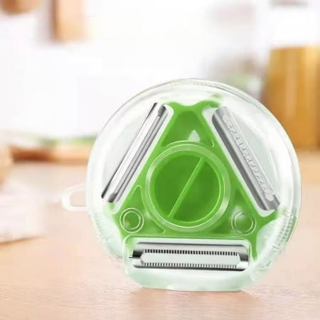 

2PCS Potato Apple Vegetable Peelers for Kitchen I and Y Peelers for Fruit Veggie Potatoes Carrot Cucumber Fruit Peeler 3 in 1 Blade Spin Design With Julienne Function
