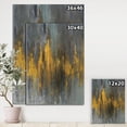 thumbnail image 3 of Designart 'Black and Gold Glam Abstract' Modern & Contemporary Canvas Artwork, 3 of 3