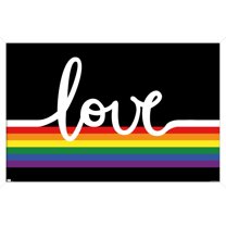 Love Wall Poster, 22.375" x 34" Framed