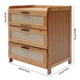 thumbnail image 3 of 3 Drawers Modern Bedroom Bedside Cabinet Furniture Storage Nightstand Side Table, 3 of 16