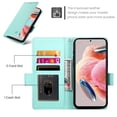 thumbnail image 4 of For Google Pixel 10a Wallet Case Flip Card Holder,PU Leather Side Buckle Magnetic Frosted Women Men Cover,Green,For Google Pixel 10a, 4 of 7