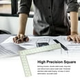 thumbnail image 4 of HES Measuring Ruler - Etching Process - Double-sided Scale High Precision - Stainless Steel 90 Degree L-Shaped Ruler - Home Supply, 4 of 8