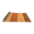 thumbnail image 2 of Ahgly Company Indoor Square Abstract Orange Modern Area Rugs, 6' Square, 2 of 4