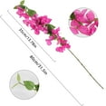 thumbnail image 3 of Bougainvillea Artificial Silk Branches Fake Stems Faux Flower Vines Floral Arrangements, For Home Decor Wedding Table Centerpieces, 1Pcs, 3 of 4
