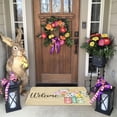 thumbnail image 6 of Spring Door Mat,Flower Floral Indoor Outdoor Non-Slip Doormat,Entryway Front Porch Spring Summer Welcome Door Mat Colorful for Entrance Decor,30" x 17", 6 of 6