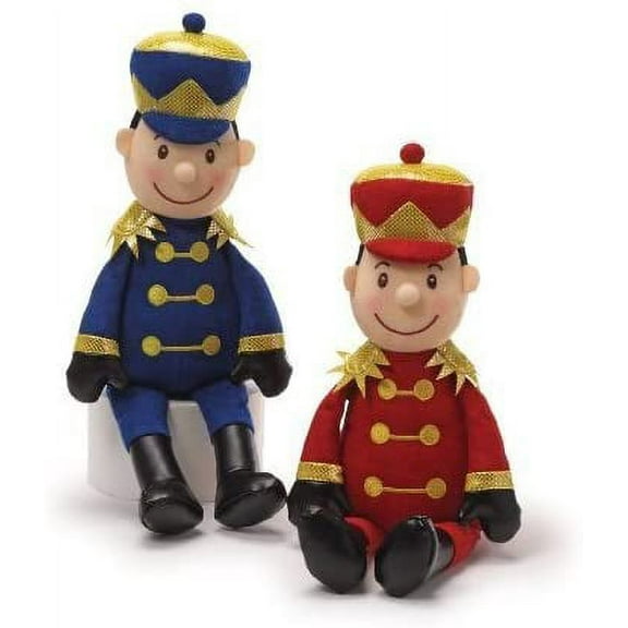 GUND Holiday Toy Soldier Plush Red Or Blue Assorted 13" H