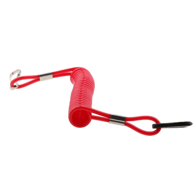 Rojo Interruptor de Parada de Seguridad con Cable de Seguridad para Motor / Longitud de 140cm Zulema Matar interruptor de parada