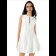 thumbnail image 3 of Vestido Mini Sin Mangas de Corte A para Mujer, de Verano, con Lazo, para Fiesta en Club, con Cremallera Corta L, 3 of 10