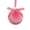 Watermelon Red, variant on Eolstice Velvet Covered Christmas Ball Ornament, With Delicate Bow, Festive Tree Hanging Decoration, Holiday Embellishment Accent, Indoor Christmas Decor