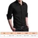 thumbnail image 3 of Camisa delgada de manga larga para hombre elegante camisa de manga larga con bolsillo delantero para hombre algodón puro fino para uso diario ANGGREK Otros, 3 of 7