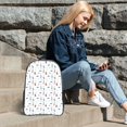 thumbnail image 6 of Honeii Nautical Lighthouse Sailboat Print Clear Backpack Heavy Duty Transparent Bag 17" See Through BookBag for Women Men Adults Work Festival Sports Travel, 6 of 7