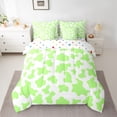 thumbnail image 2 of Homewish Farmhouse Bull Print Bedding Comforter Set 7pcs for Teens Female Men,Abstract Geometric Queen Bedding Sets Super Cozy,Rustic Animal Cow Cattle Queen Sheet Sets,Breathable Home Decor, 2 of 8