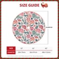 thumbnail image 2 of Sikiie Flower Leaves Nativity Christmas Tree Skirt, Jesus Christian Winter Holiday Tree Mat Decoration(30-48IN)48", 2 of 6